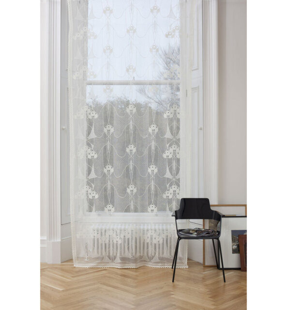 Maude Cotton Blend Sheer Curtain Single Panel