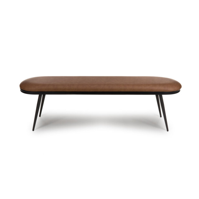 Destry Faux Leather Upholstered Bench