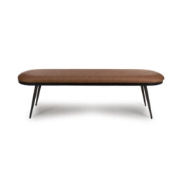 Destry Faux Leather Upholstered Bench