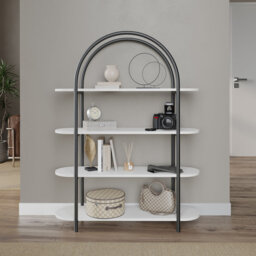Amorie 46.4567cm H x 35.4331cm W Steel Bookcase