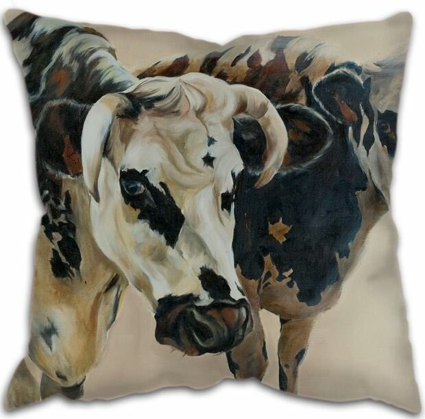 Neymar Faux Leather Cushion with Filling