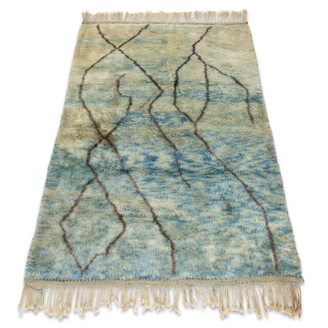 Shynel Moroccan Hand Woven Hand Loomed 120 X 185cm Area Rug