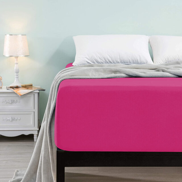 Microfiber Brushed Deep 40cm Fitted Bed Sheet