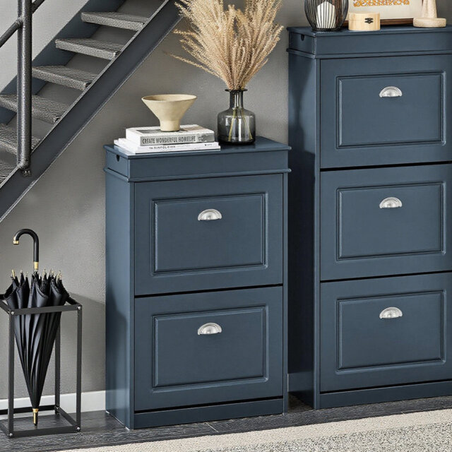 Moriah 8 Pair Flip Down Shoe Storage