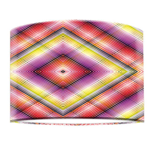 Encanto 29cm H Paper Drum Lamp Shade ( Screw On )