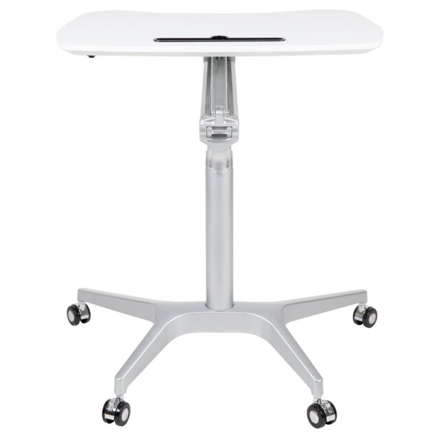 Mobile Sit-Down, Stand-Up Ergonomic Computer Desk