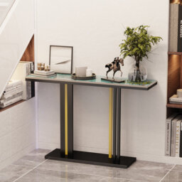 Lilesville 118cm Marble Top Console Table