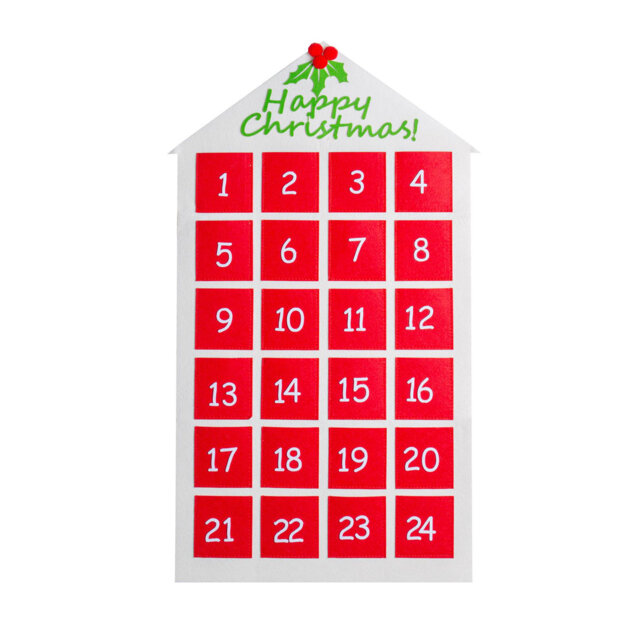 Hanging Felt Fill Your Own Advent Calendar - House