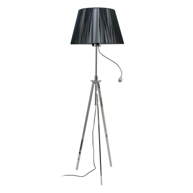 Greig 152cm Chrome LED Tripod Floor Lamp