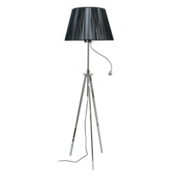 Greig 152cm Chrome LED Tripod Floor Lamp