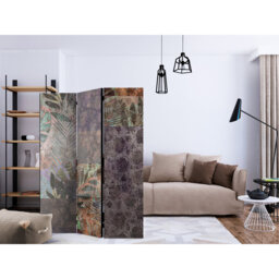 Guilianna 135cm W x 172cm H 3 - Panel Solid Wood Folding Room Divider