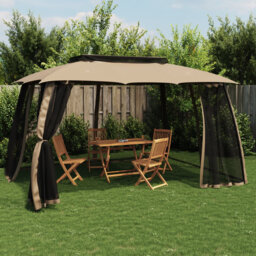 Chaddie 4 x 3m Powder Coated Steel Gazebo