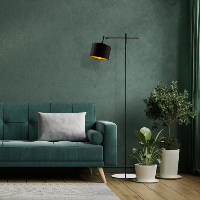 Brendi 145cm Swing Arm Floor Lamp