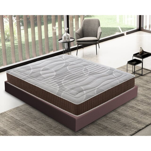 Memory Foam Mattress - 22 cm High - 4 cm Memory Foam - Comfort Zones