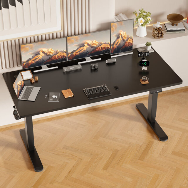 Adjustable Metal Base Standing Desk