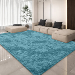 Luxury Plush Shaggy Area Rug & Runner, Soft Deep-Pile Non-Slip Living Room Carpet