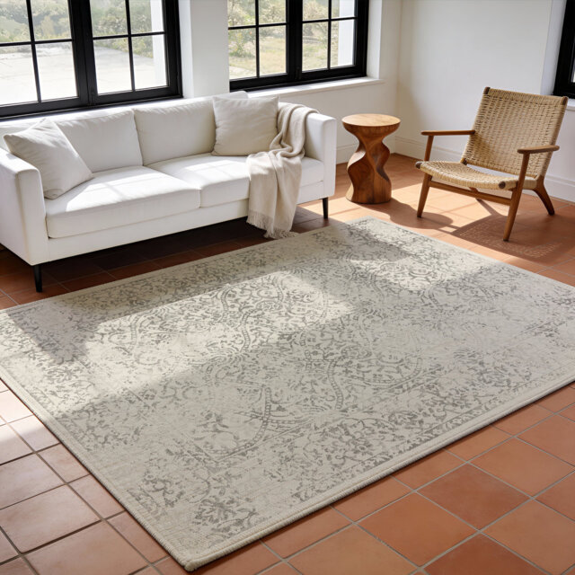 Machine Woven Slate/Grey Rug