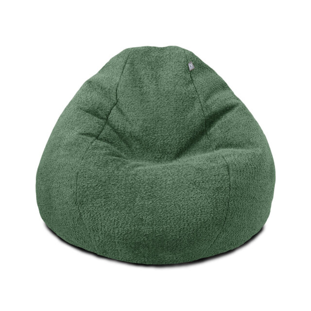 rucomfy Beanbags Large Snug Slouchbag - Adult Boucle Bean Bag Chair - Home Lounge, Living Room & Bedroom Seating for Adults - Machine Washable Fabric