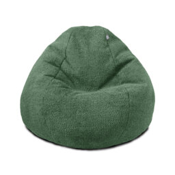 rucomfy Beanbags Large Snug Slouchbag - Adult Boucle Bean Bag Chair - Home Lounge, Living Room & Bedroom Seating for Adults - Machine Washable Fabric