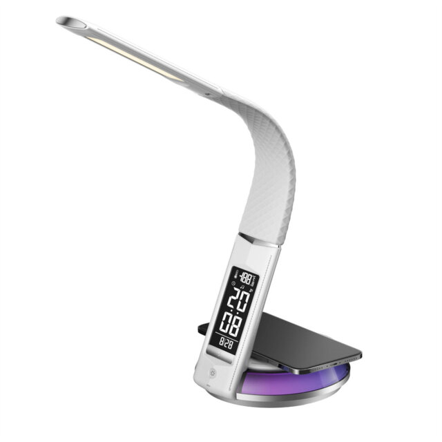 LED Table/Desk Lamp With Wireless Charging, Eye Protection With 9 Lighting Mode