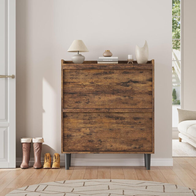 18 Pair Shoe Storage Cabinet