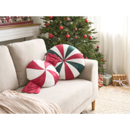 TWIRL TREATS Geometric Novelty Cushion