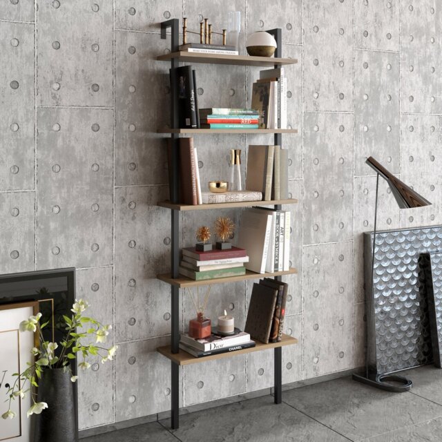 Innes 174cm H 60cm W Bookcase