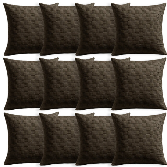 Aspire Homeware Embossed Square Velvet Cushion Covers