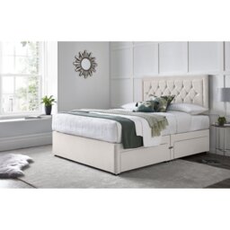 "Fly Princess Divan Bed with 24"" Headboard on Struts"