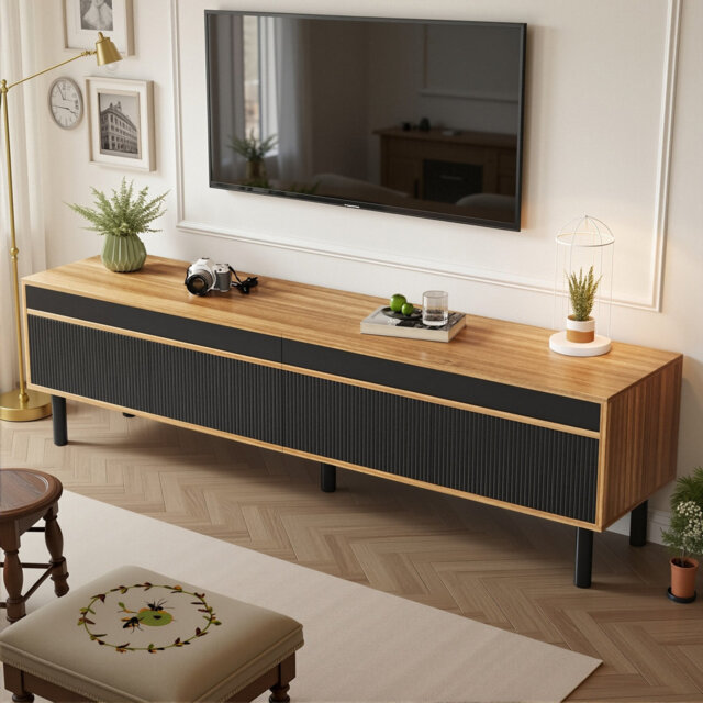 "Bleda Unfinished TV Stand for TVs up to 75"""