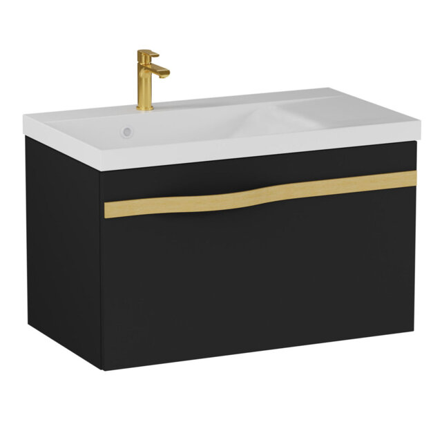 690 mm Wall Mounted Single Double Bathroom Vanity Base