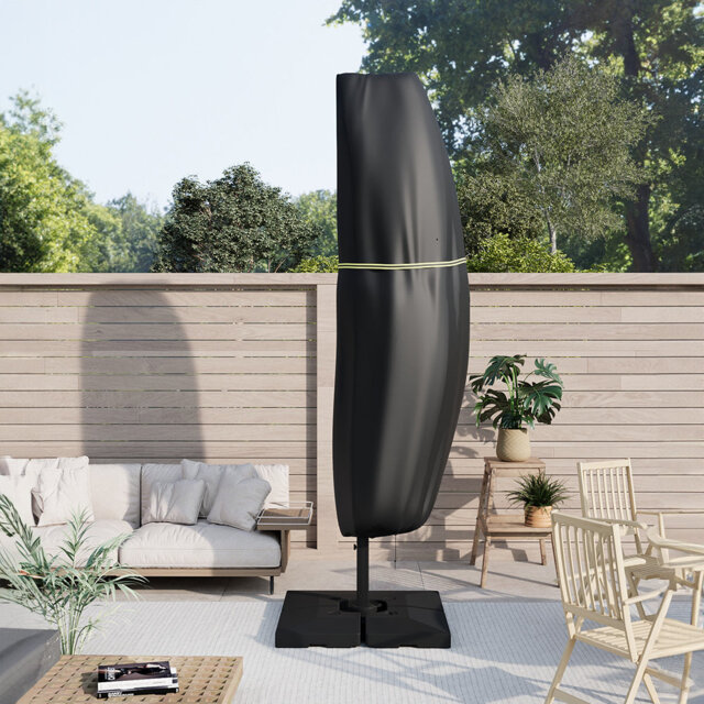 Waterproof Cantilever Parasol Cover with Zipper and Rod