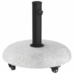Parasol Base Yellow, Black 45 X 45 X 40 Cm Concrete, Metal