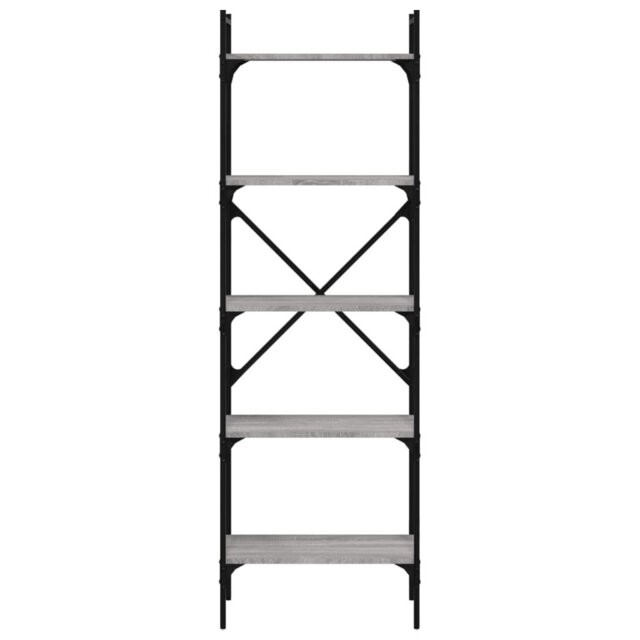 Gullickson 56cm W Steel Etagere Bookcase