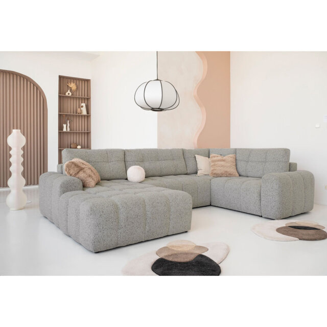 Lulu 8 Seater Corner Sofa Bed