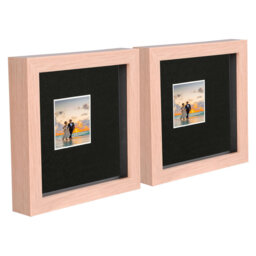 Shadow Box Picture Frame - Set of 2 with Mat