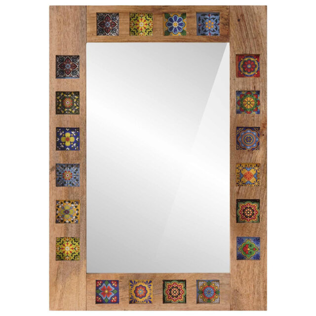 Solid Wood Rectangle Mirror