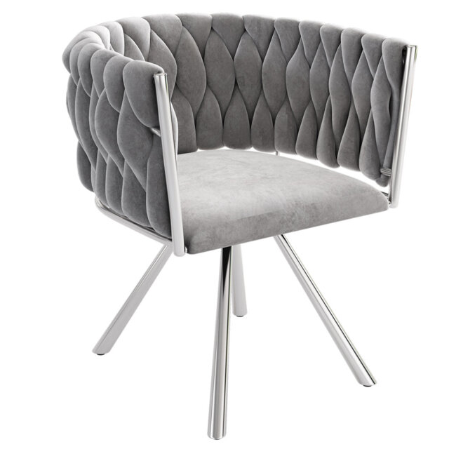 Upholstered Swivel Accent Chair