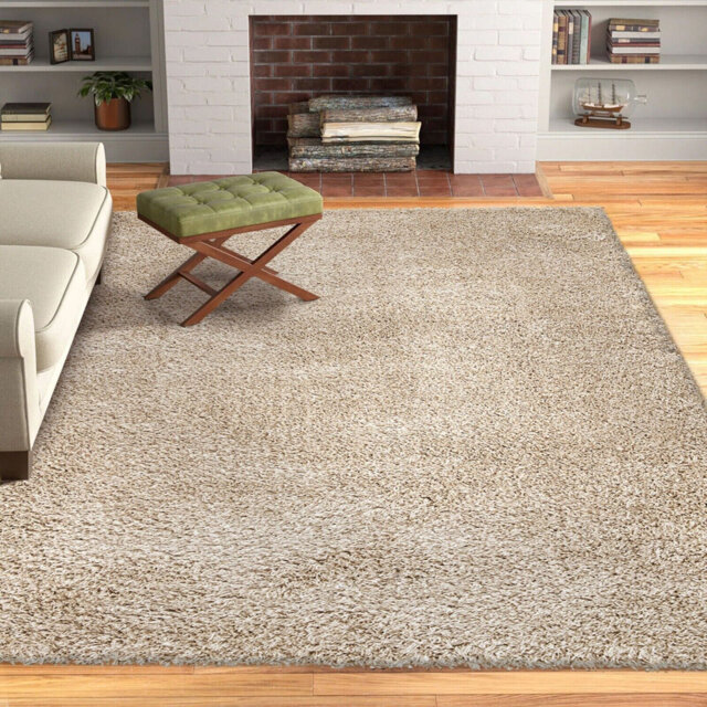Silver Solid Colour Indoor / Outdoor Area Rug