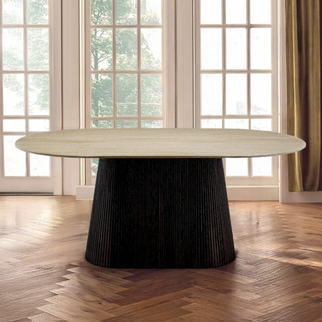 Athens Beech Oval Dining Table