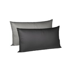 Solid Colour Lumbar Cushion Cover