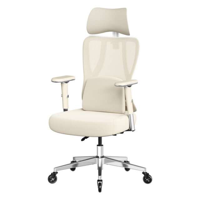 Office Gaming Chair, Height Adjustable Desk Chair With Lumbar Support, 150 Kg Load