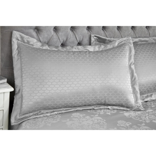 Garver Polyester Damask Sham with Pillow Shams Included