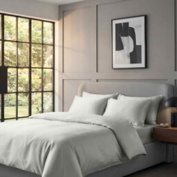 Sateen Bedding Bundle (Bedding Set + Duvet + 4 Pillows)