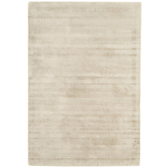 White Handmade , Luxurious , Modern , Plain Easy To Clean Viscose Rug For Living Room, Bedroom
