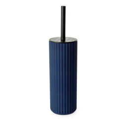 Berkeley Toilet Brush - White W/Bamboo Lid