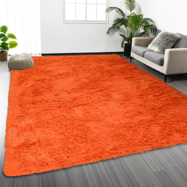 Plush Shaggy Area Rug â Soft High Pile Floor Rug For Living Room, Bedroom & Lounge