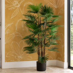 120cm Faux Palm Plant in Pot Liner