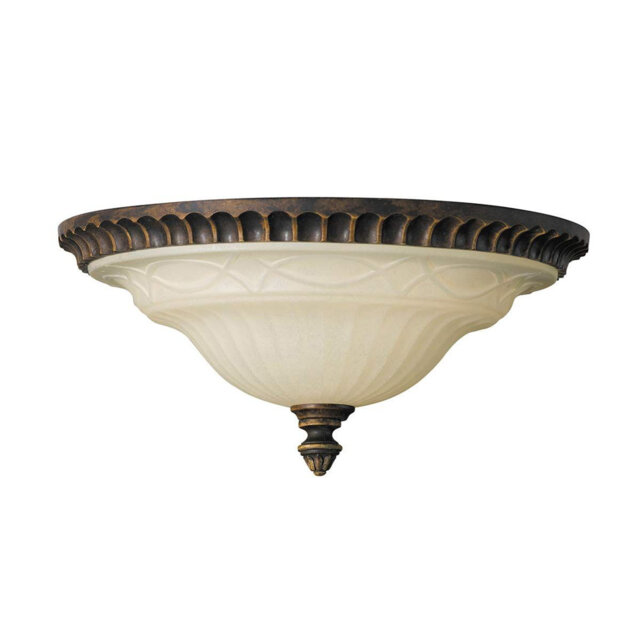 Pritzker Glass Flush Mount