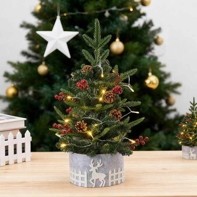 Small Mini Christmas Tree Set